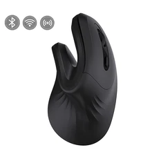 

New Jelly Comb Bluetooth 4.0 Ergonomic Wireless Mouse 2.4G Optical Vertical Mice For Computer PC Notebook 1000 1600 2400 DPI