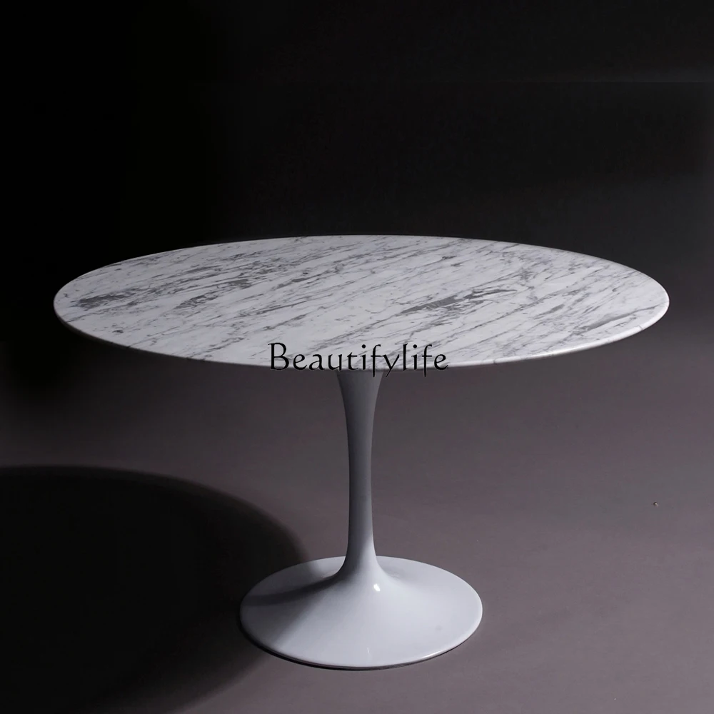 Natural Marble Ellipse Dining Table Designer Dining Table Oval Marble Italian Modern Light Luxury
Natural Marble Ellipse Dining Table Designer Dining Table Oval Marble Italian Modern Light Luxury