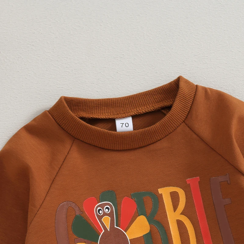 Toddler Baby Boy Thanksgiving Clothes Crew Neck Turkey Print Sweatshirt with Long Pants Newborn Winter Outfits Set
Toddler Baby Boy Thanksgiving Clothes Crew Neck Turkey Print Sweatshirt with Long Pants Newborn Winter Outfits Set