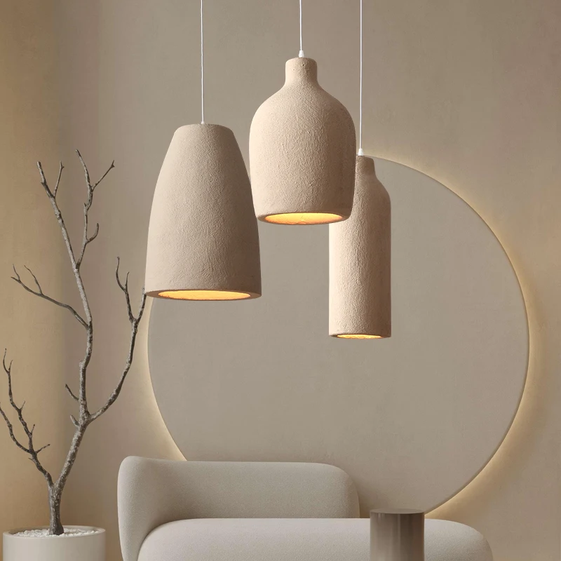 Wabi Sabi Restaurant LED Chandelier Light Bar Designer Bedroom Bedside Lamp Home Decor Cement Living Room Homestay Hanging Light
Wabi Sabi Restaurant LED Chandelier Light Bar Designer Bedroom Bedside Lamp Home Decor Cement Living Room Homestay Hanging Light