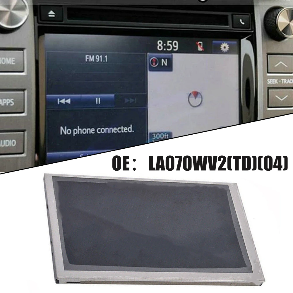 Navigation LCD Screen Car Accessories Direct Replacement Display LA070WV2 Metal+Glass For Toyota For Tundra 14-19
Navigation LCD Screen Car Accessories Direct Replacement Display LA070WV2 Metal+Glass For Toyota For Tundra 14-19