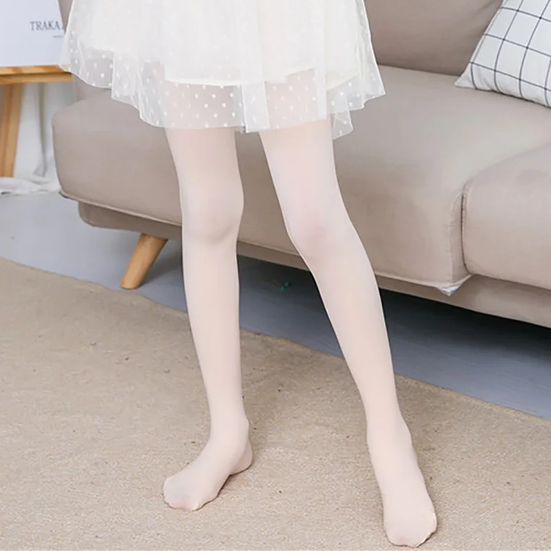 

90D Teenagers Kids Footed Pantyhose for Dancing Aerobics Class Yoga Ankle Tight Girls Stirrup Convertible Ballet Dance Tights