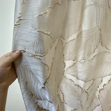 Modern Light Luxury Embossed Gold Thread Leaf Embroidered Curtain Beige Imitation Satin High-precision Curtains For Living Room
Modern Light Luxury Embossed Gold Thread Leaf Embroidered Curtain Beige Imitation Satin High-precision Curtains For Living Room