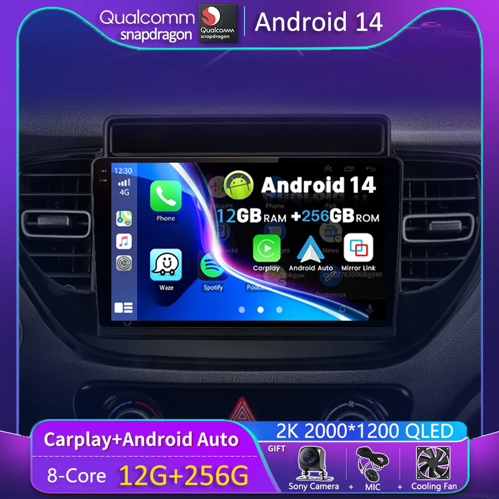 Автомагнитола на Android 14 для Hyundai Solaris 2 II 2020 2021, мультимедийный плеер с навигацией, стерео, Wi-Fi + 4G BT DVD DSP 360Canera
Автомагнитола на Android 14 для Hyundai Solaris 2 II 2020 2021, мультимедийный плеер с навигацией, стерео, Wi-Fi + 4G BT DVD DSP 360Canera