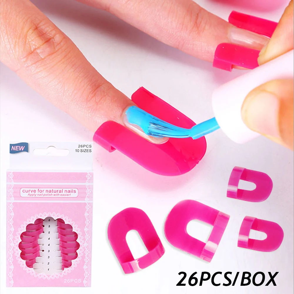 26pcs/pack Reusable Nail Templates Clip Anti Overflow Molds For Nails Durable Nail Art Protection Clip Tools Accessories
26pcs/pack Reusable Nail Templates Clip Anti Overflow Molds For Nails Durable Nail Art Protection Clip Tools Accessories