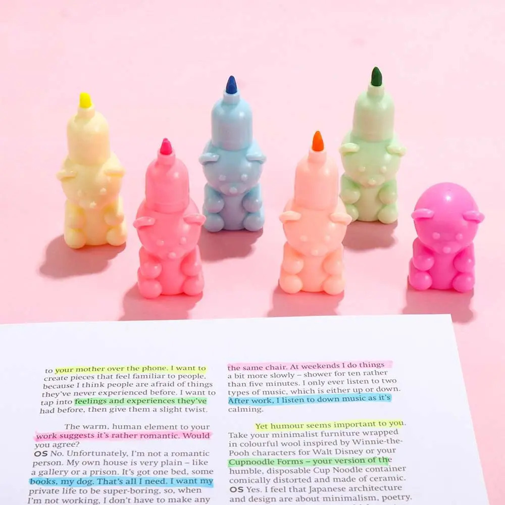 5colors Mini School Graffiti Pen Kids Gift Drawing Fluorescent pen Stationery Bear Blocks Higlighter Cartoon Marker Pen
5colors Mini School Graffiti Pen Kids Gift Drawing Fluorescent pen Stationery Bear Blocks Higlighter Cartoon Marker Pen