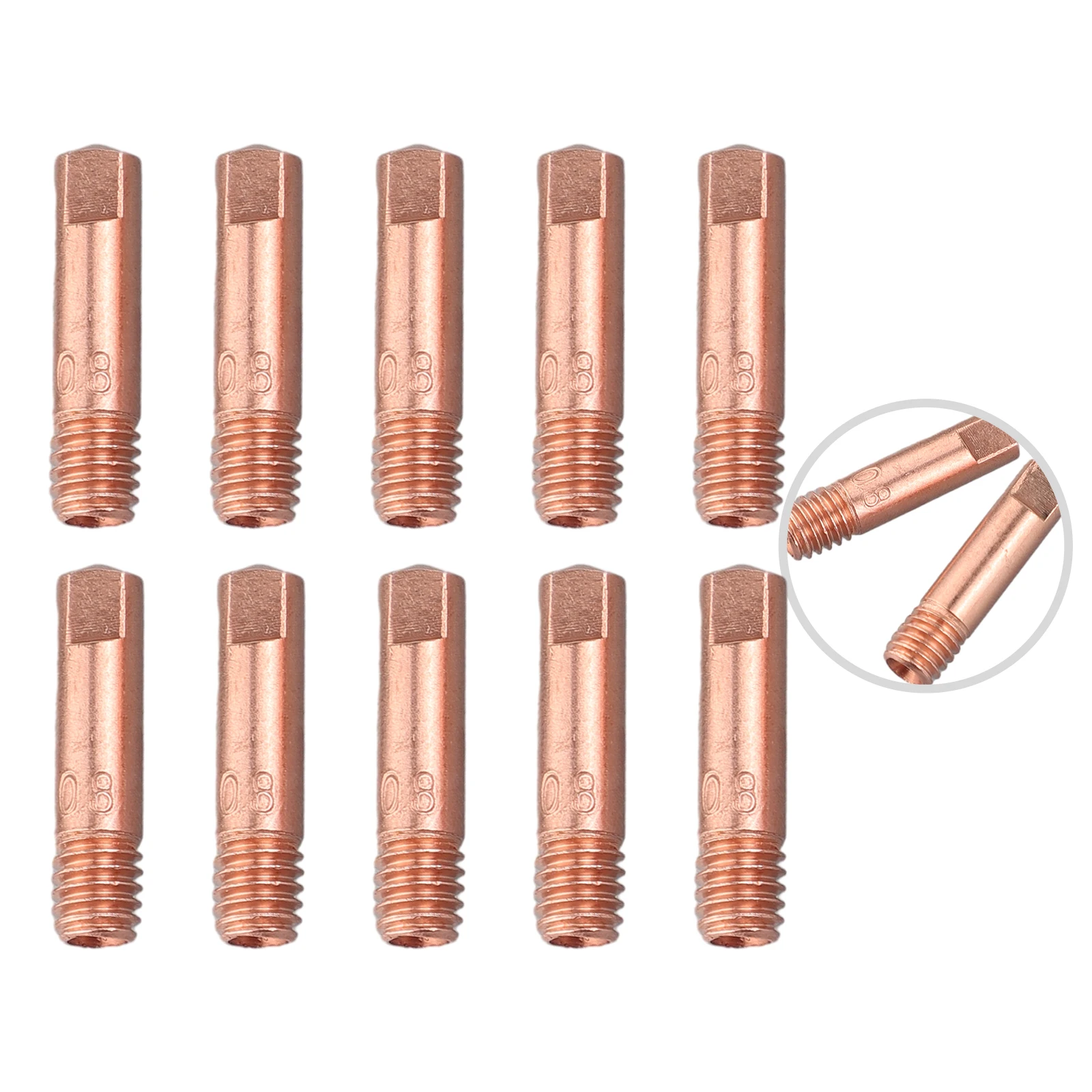 Tips Holder Gas Kits Nozzles Copper 25*6mm 10Pcs 0.8/1.0/1.2mm MB-15AK MIG/MAG Welding Torch Durable Practical
Tips Holder Gas Kits Nozzles Copper 25*6mm 10Pcs 0.8/1.0/1.2mm MB-15AK MIG/MAG Welding Torch Durable Practical