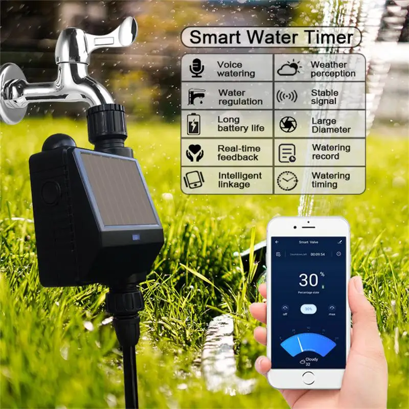 Solar Energy Garden Ball Valve Watering Timer WIFI Drip irrigation System Water Controller Work For TUYA Smart Life
Solar Energy Garden Ball Valve Watering Timer WIFI Drip irrigation System Water Controller Work For TUYA Smart Life