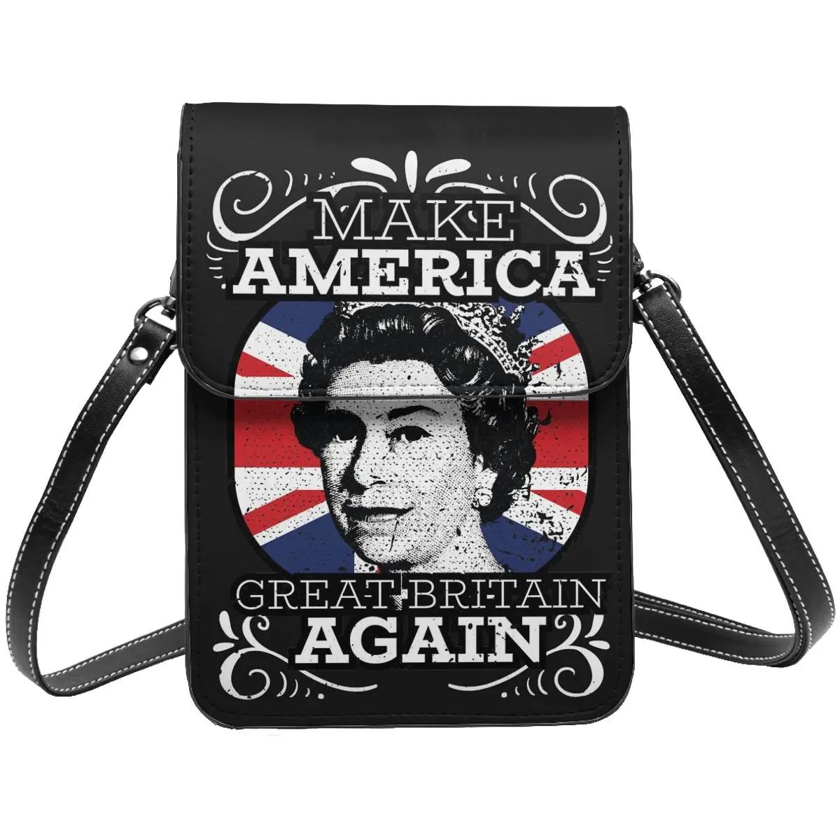 Make America Great Britain Again Shoulder Bag Queen Elizabeth Student Fashion Mobile Phone Bag Vintage Leather Business Bags
Make America Great Britain Again Shoulder Bag Queen Elizabeth Student Fashion Mobile Phone Bag Vintage Leather Business Bags