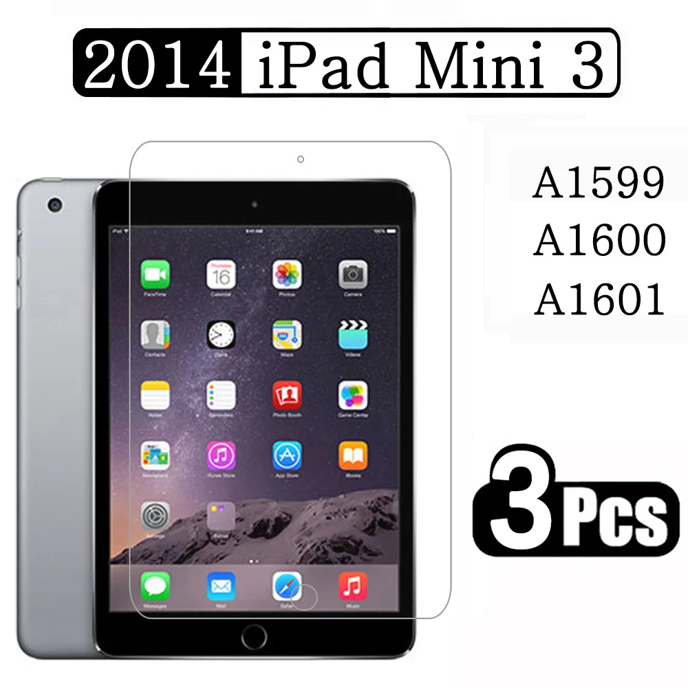 (3 упаковки) Закаленное стекло для Apple iPad Mini 3 7,9 2014 A1599 A1600 A1601 Защитная пленка для экрана планшета с защитой от царапин
(3 упаковки) Закаленное стекло для Apple iPad Mini 3 7,9 2014 A1599 A1600 A1601 Защитная пленка для экрана планшета с защитой от царапин