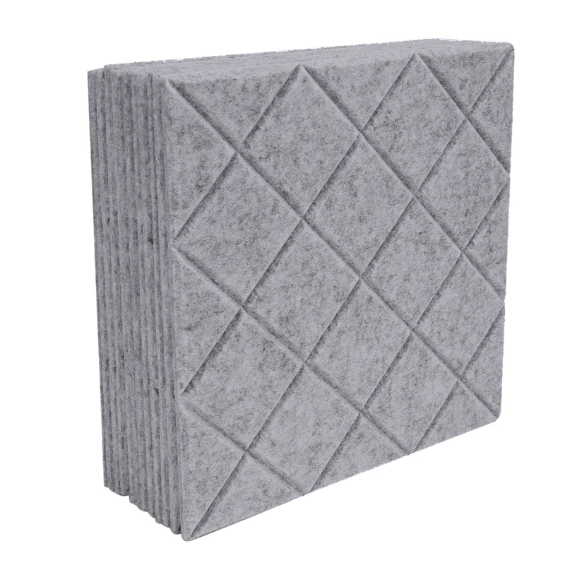 12 Pack Acoustic Panels Grid Shape Sound Proof Padding,12X12X0.4 Inches Sound Dampening Panel Used In Home & Offices
12 Pack Acoustic Panels Grid Shape Sound Proof Padding,12X12X0.4 Inches Sound Dampening Panel Used In Home & Offices