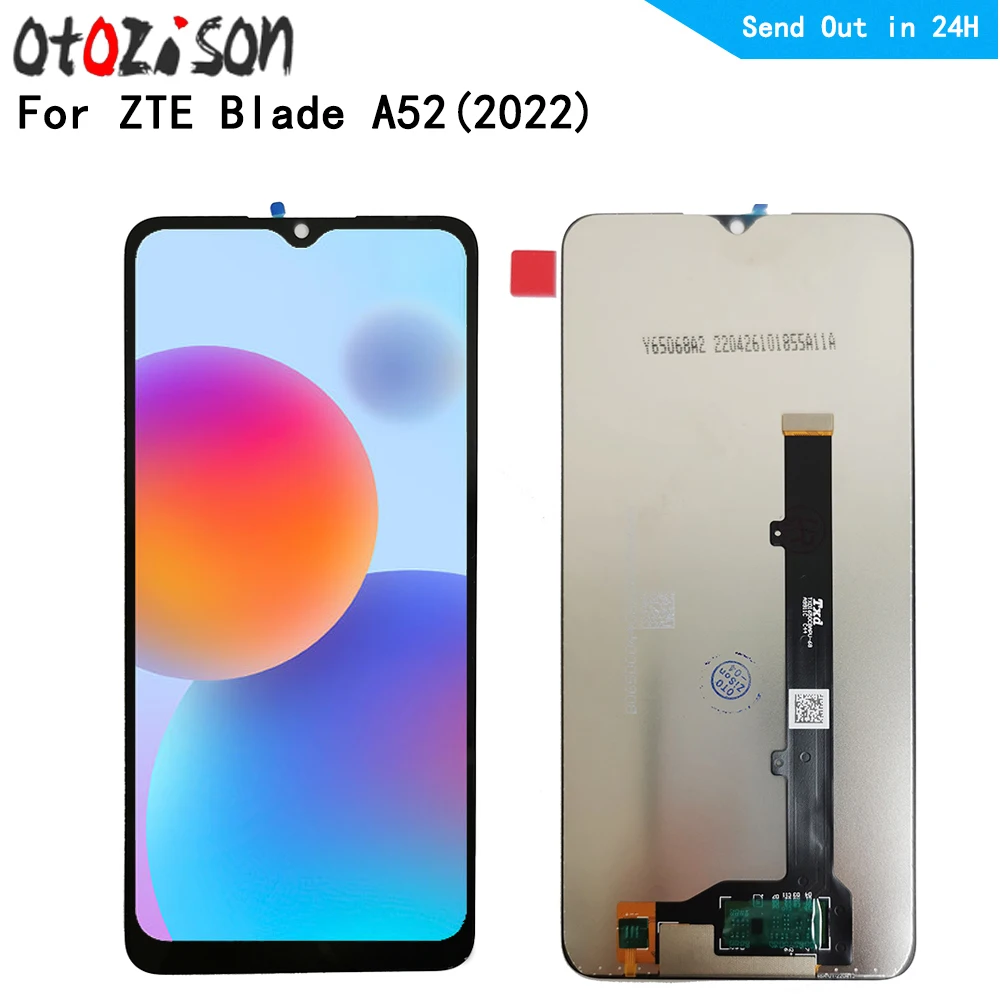 6,52 дюймовый IPS дисплей с рамкой для ZTE Blade A52 (2022), ЖК-экран с сенсорным дигитайзером и рамкой в сборе, сменный модуль дисплея
6,52 дюймовый IPS дисплей с рамкой для ZTE Blade A52 (2022), ЖК-экран с сенсорным дигитайзером и рамкой в сборе, сменный модуль дисплея