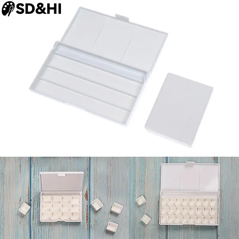 12/24Grid Watercolor Palette Empty Palette Painting Paint Tray Box For Watercolor Oil Acrylic Paints Artist Palette Art Supplies
12/24Grid Watercolor Palette Empty Palette Painting Paint Tray Box For Watercolor Oil Acrylic Paints Artist Palette Art Supplies