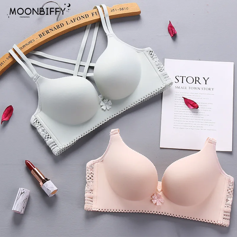 Women Push Up Bras Thickened 8cm Cup Small Chest Gathering Wireless Underwear Floral Brassiere Comfortable Beauty Back Lingerie
Women Push Up Bras Thickened 8cm Cup Small Chest Gathering Wireless Underwear Floral Brassiere Comfortable Beauty Back Lingerie
