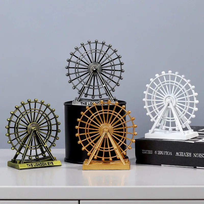 Zinc Alloy Ferris Wheel Model Finger Gyro Ornaments Creative Home Rotating Metal Decoration Ferris Children's Educational Toys
Zinc Alloy Ferris Wheel Model Finger Gyro Ornaments Creative Home Rotating Metal Decoration Ferris Children's Educational Toys