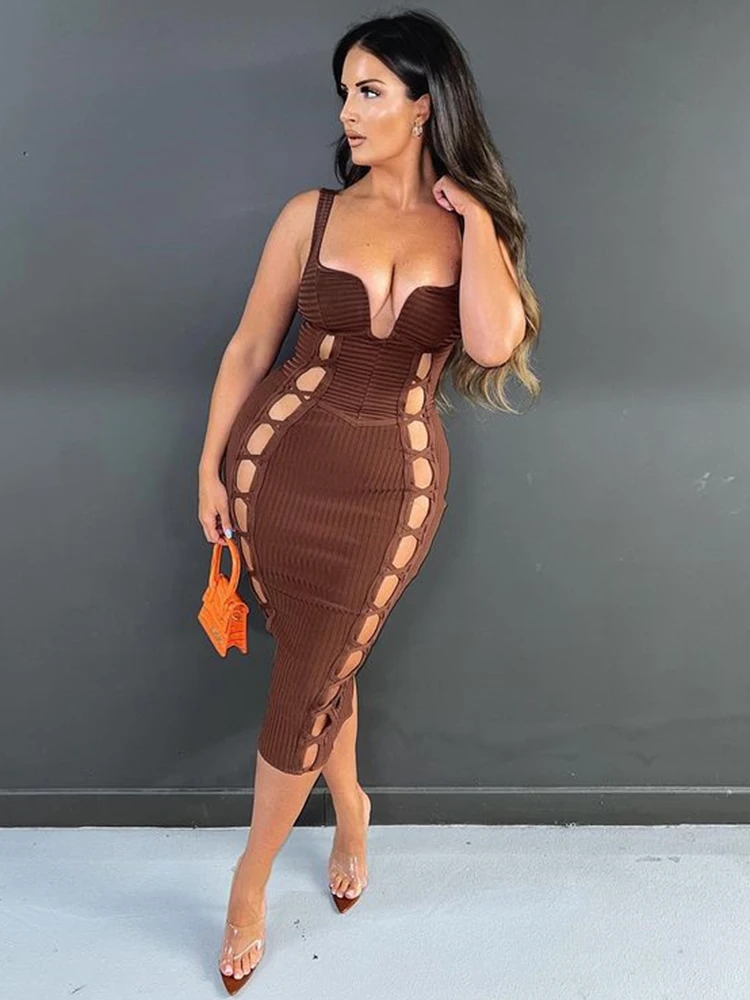 Fashion Sexy Hollow Out Bodycon Long Dress For Women Summer Suspender Backless Dresses Femme Y2K Beachwear Night Party Vestidos
Fashion Sexy Hollow Out Bodycon Long Dress For Women Summer Suspender Backless Dresses Femme Y2K Beachwear Night Party Vestidos