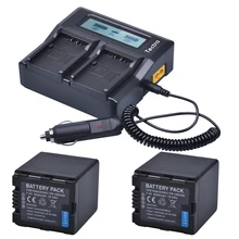 VBN260 Camera Battery LCD Rapid Dual Charger for Panasonic VW-VBN26 HC-X800 HC-X900 Panasonic VW-VBN390 VBN130 HC-X910 HC-X920