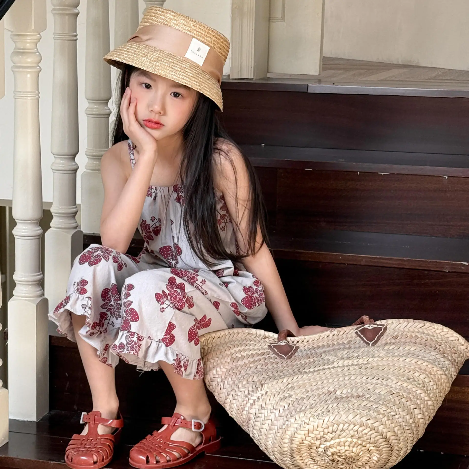 2025 Summer New Girls Loose Sling Pants Fashion Kids Girls Overalls Children Wide Leg Pants Baby Casual Trousers Girls Clothes 13 Sc2c06142ce2c4ed6bf25f4f2636f0a8fN