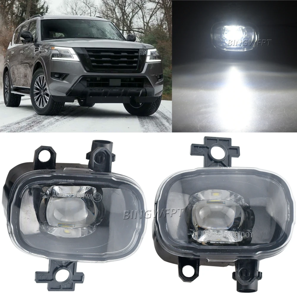 1Pair LED Front Fog Lights For Nissan Armada 2021 2022 2023 DRL Heading Driving Lamps Auto Accessories
1Pair LED Front Fog Lights For Nissan Armada 2021 2022 2023 DRL Heading Driving Lamps Auto Accessories