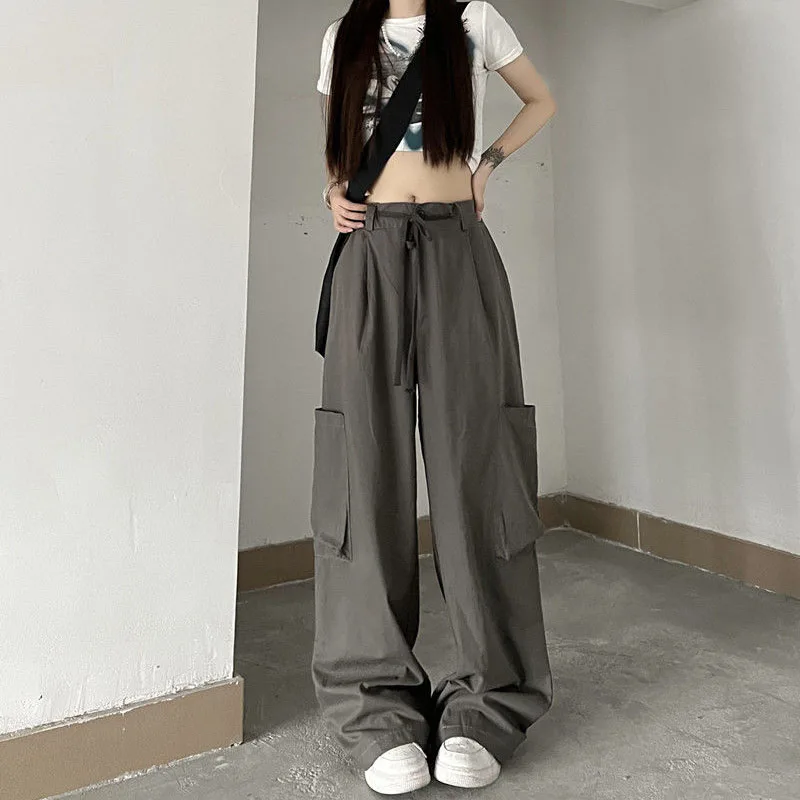 Zoki Gothic Punk Parachute Pants Women Y2K Harajuku Hip Hop Oversized Pockets Black Cargo Trousers Female Jogging Sweatpants
Zoki Gothic Punk Parachute Pants Women Y2K Harajuku Hip Hop Oversized Pockets Black Cargo Trousers Female Jogging Sweatpants