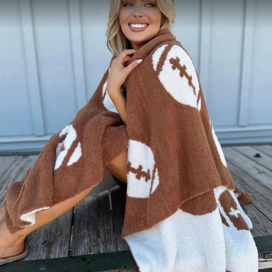 Rugby Print Fleece Blankets, High-grade Fleece Blankets and Sofa Blankets, Super Soft and Comfortable Lightweight Blanket
Rugby Print Fleece Blankets, High-grade Fleece Blankets and Sofa Blankets, Super Soft and Comfortable Lightweight Blanket