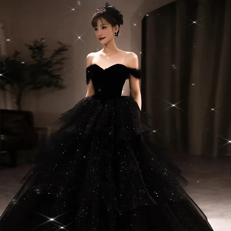 

Black Sequin Corset Mexican Quinceanera Dresses Ball Gown Sweetheart Shinning Sweet 16 Dresses Birthday Gown vestidos de 15 Anos