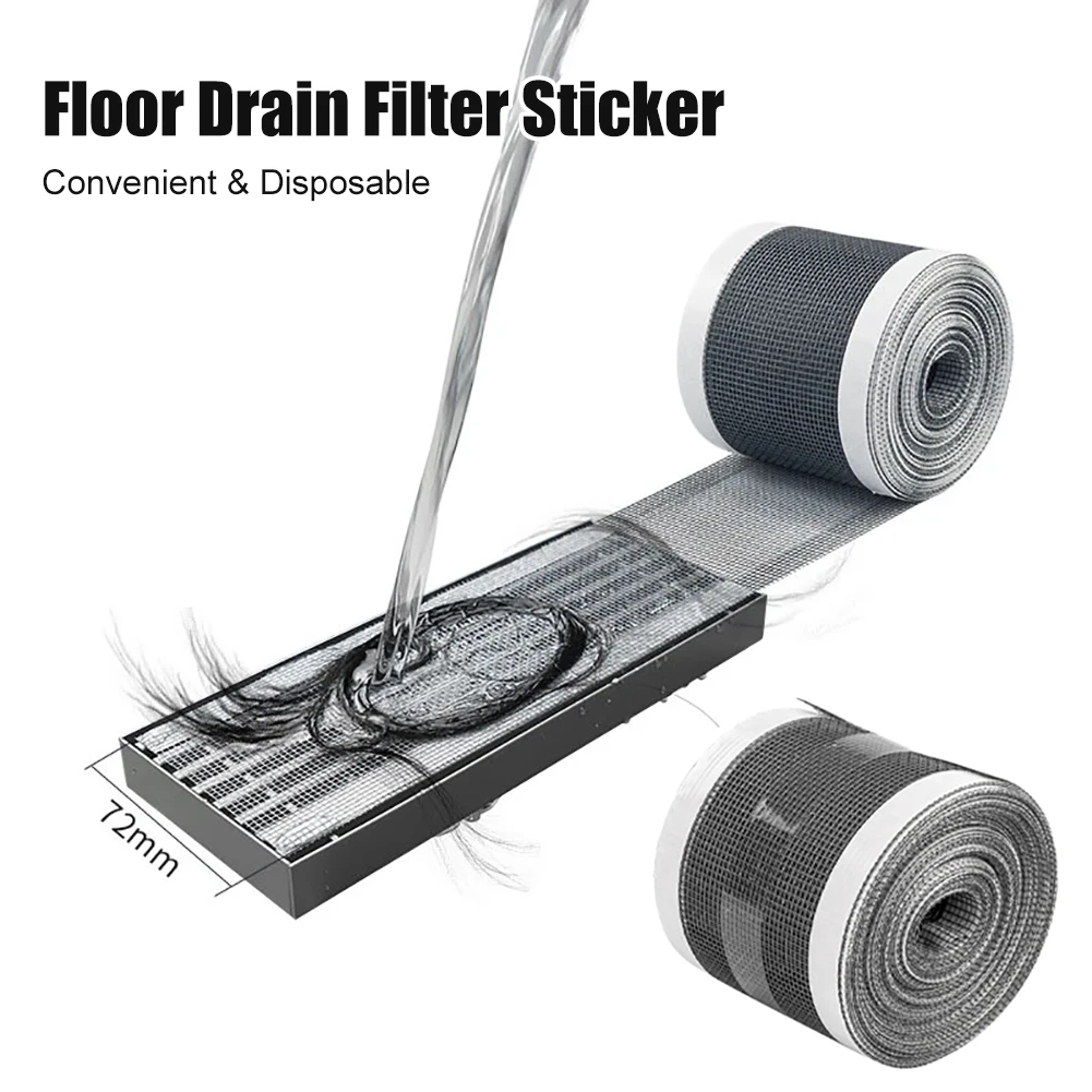 5M/10M Disposable Shower Floor Drain Filter Hair Catcher Strainer Kitchen Sink Sewer Outfall Stopper Bathroom Mesh Stickers
5M/10M Disposable Shower Floor Drain Filter Hair Catcher Strainer Kitchen Sink Sewer Outfall Stopper Bathroom Mesh Stickers