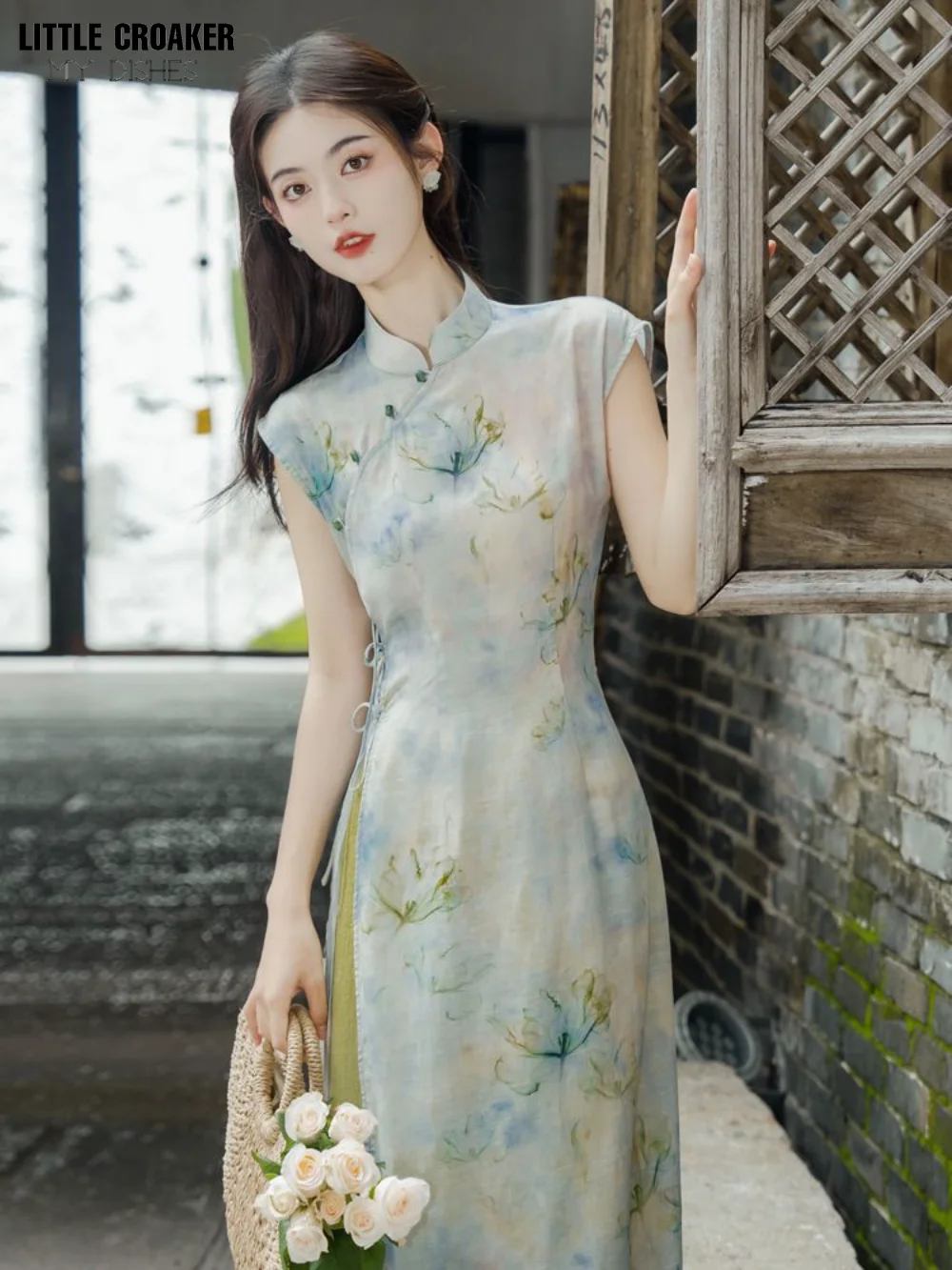 Women 2023 New Vintage Chinese Long Fresh Qipao Improved Dress Youth High End Daily Cheongsam Ao Dai Vietnam Traditional Dress
Women 2023 New Vintage Chinese Long Fresh Qipao Improved Dress Youth High End Daily Cheongsam Ao Dai Vietnam Traditional Dress
