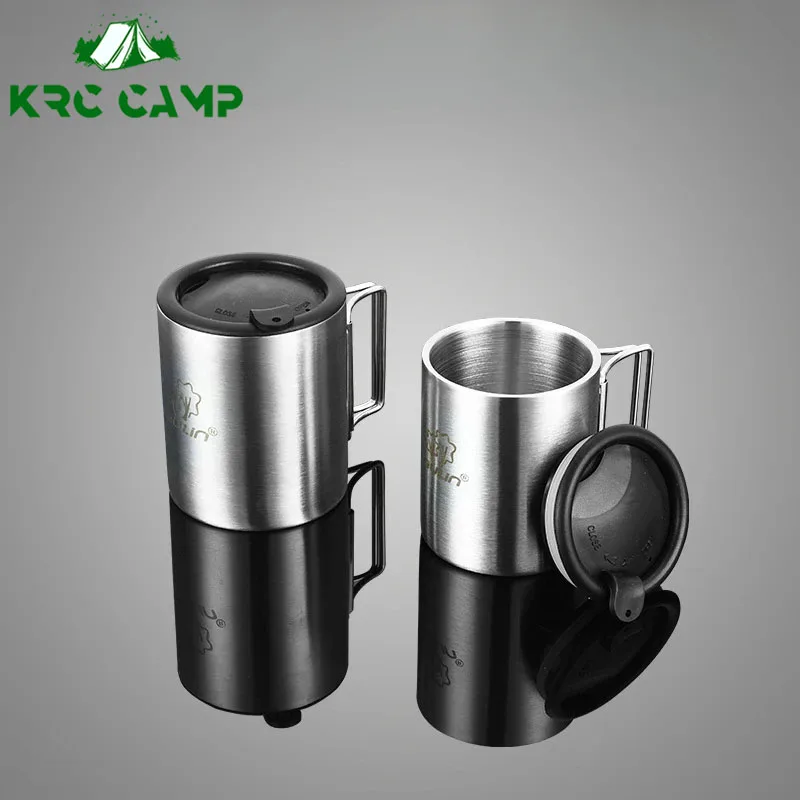 Складная ручка из нержавеющей стали, походный термос с крышкой, уличная посуда, принадлежности для кемпинга
Складная ручка из нержавеющей стали, походный термос с крышкой, уличная посуда, принадлежности для кемпинга