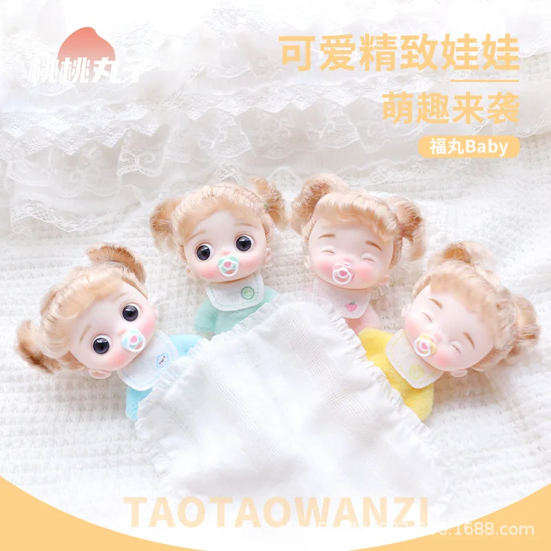 Peach baby funny cute mini doll with clothes, hand-made ornaments and girls' toys bjd doll full set toys for girls
Peach baby funny cute mini doll with clothes, hand-made ornaments and girls' toys bjd doll full set toys for girls