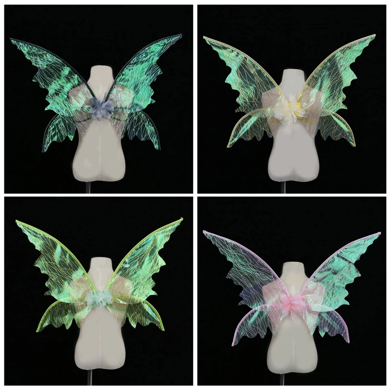 

Fairy Wing Cape Adult Halloween Party Cosplay Fairy Angel for Butterfly Wing Performance Costume Festival Stage