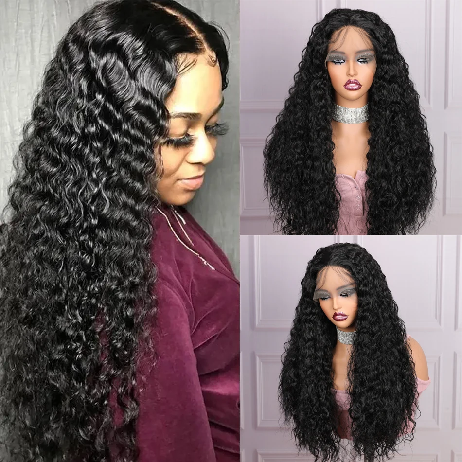 Soft Black 26“Long Kinky Curly 180Density Lace Front Wig For Black Women BabyHair Glueless Preplucked Heat Resistant Daily
Soft Black 26“Long Kinky Curly 180Density Lace Front Wig For Black Women BabyHair Glueless Preplucked Heat Resistant Daily
