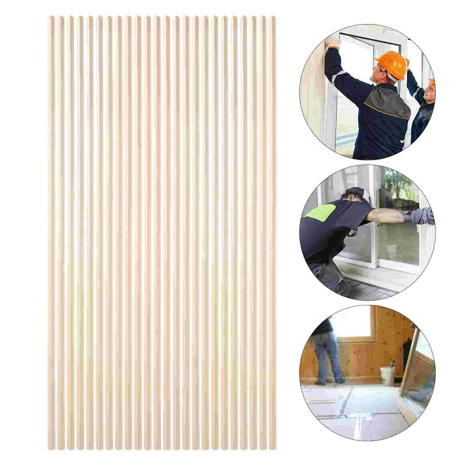 Triangular Wooden Strip Trim for Window Screen Molding Decorative Edges Decoration
Triangular Wooden Strip Trim for Window Screen Molding Decorative Edges Decoration