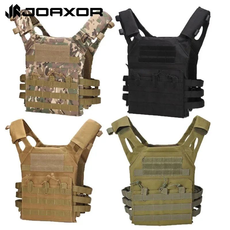 JOAXOR Tactical Vest Waterproof Outdoor Body Armor Lightweight Adjustable Plate Carrier Hunting Vest CS Game Jungle Gear
JOAXOR Tactical Vest Waterproof Outdoor Body Armor Lightweight Adjustable Plate Carrier Hunting Vest CS Game Jungle Gear