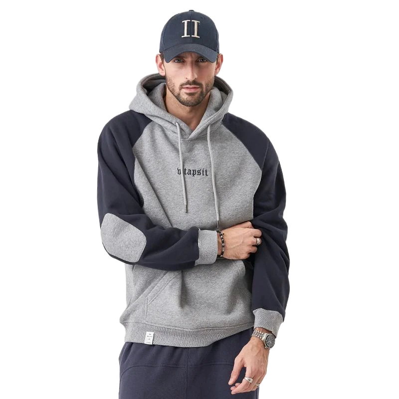 Men's Fashionable Casual Hoodie Color Matching Hooded Embroidery Pullover Velvet Thickened Sweatshirt for Autumn and Winter
Men's Fashionable Casual Hoodie Color Matching Hooded Embroidery Pullover Velvet Thickened Sweatshirt for Autumn and Winter