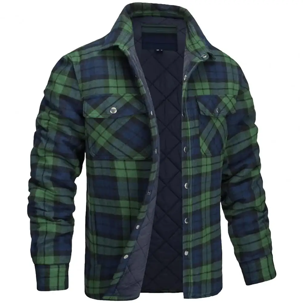 2023 New Men's Shirt Jacket Lapel Long Sleeve Plaid Print Cardigan Shirt Coat Winter Outwear
2023 New Men's Shirt Jacket Lapel Long Sleeve Plaid Print Cardigan Shirt Coat Winter Outwear