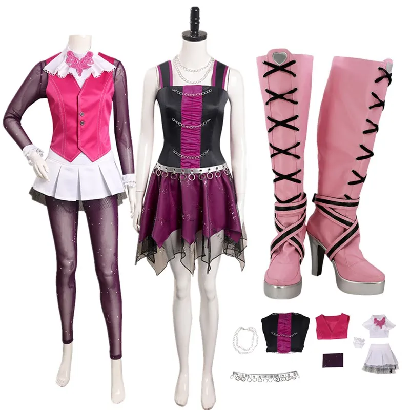 Костюм для косплея Monster Fantasy High Draculaura Spectra vдерgeist взрослая женская обувь наряды для сапог Хэллоуин Карнавальный Костюм
Костюм для косплея Monster Fantasy High Draculaura Spectra vдерgeist взрослая женская обувь наряды для сапог Хэллоуин Карнавальный Костюм