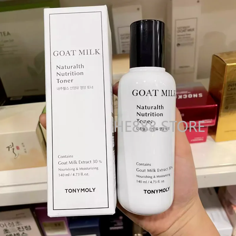 

Korea TONYMOLY Goat Milk Naturalth Nutrition Toner 140ml Moisturizing Nourishing Soothing Brightening Skin Tone Facial Skin Care