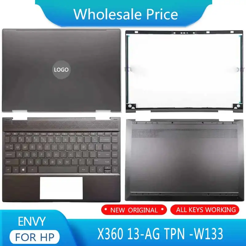 Новинка для ноутбука HP ENVY X360 13-AG TPN -W133, задняя крышка ЖК-дисплея, передняя рамка, верхняя подставка для рук, Нижняя основа, строгие петли для клавиатуры
Новинка для ноутбука HP ENVY X360 13-AG TPN -W133, задняя крышка ЖК-дисплея, передняя рамка, верхняя подставка для рук, Нижняя основа, строгие петли для клавиатуры