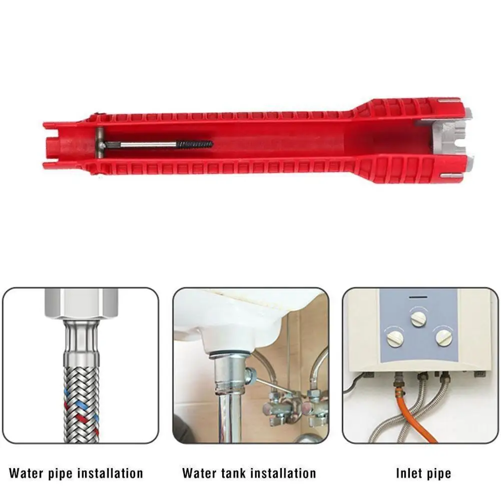 14 In 1 Flume Magic Wrench Sink Faucet Plumbing Tools Multi Wrench Repair 1 Magic Kitchen Wrench In Anti-slip Wrench 14 Plu X8F4
14 In 1 Flume Magic Wrench Sink Faucet Plumbing Tools Multi Wrench Repair 1 Magic Kitchen Wrench In Anti-slip Wrench 14 Plu X8F4