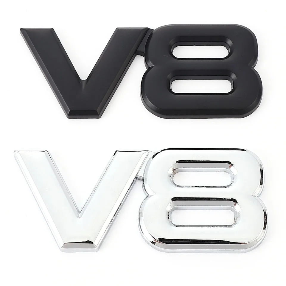 Metal Car Sticker V6 V8 Rear Emblem Badge Decals Tail Trunk Sticker for Benz AMG BMW Mazda Chevrolet Skoda Ford Opel Audi Volvo
Metal Car Sticker V6 V8 Rear Emblem Badge Decals Tail Trunk Sticker for Benz AMG BMW Mazda Chevrolet Skoda Ford Opel Audi Volvo