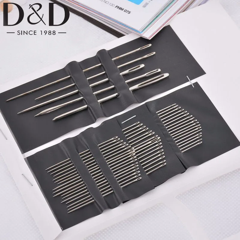 55Pieces Stainless Steel Sewing Needles Embroidery Set Big Eye Hand Sewing Needles Assorted Sizes Sewing Crafts Tools
55Pieces Stainless Steel Sewing Needles Embroidery Set Big Eye Hand Sewing Needles Assorted Sizes Sewing Crafts Tools