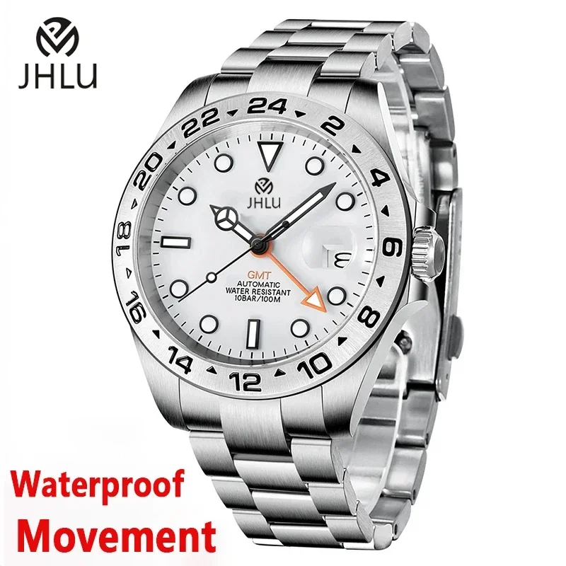 JHLU for Seiko NH35 Movement Watch Men Mechanical Watch Mechanical Hand Wind Stainless Steel Bercahaya Water Resistant
JHLU for Seiko NH35 Movement Watch Men Mechanical Watch Mechanical Hand Wind Stainless Steel Bercahaya Water Resistant