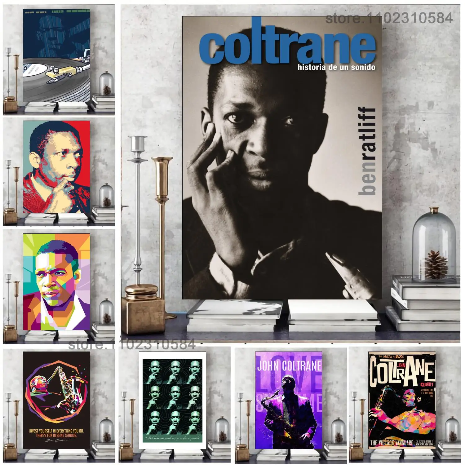 John Coltrane Poster Playing Wall Art Canvas Posters Decoration Art Poster Personalized Gift Modern Family bedroom Painting
John Coltrane Poster Playing Wall Art Canvas Posters Decoration Art Poster Personalized Gift Modern Family bedroom Painting