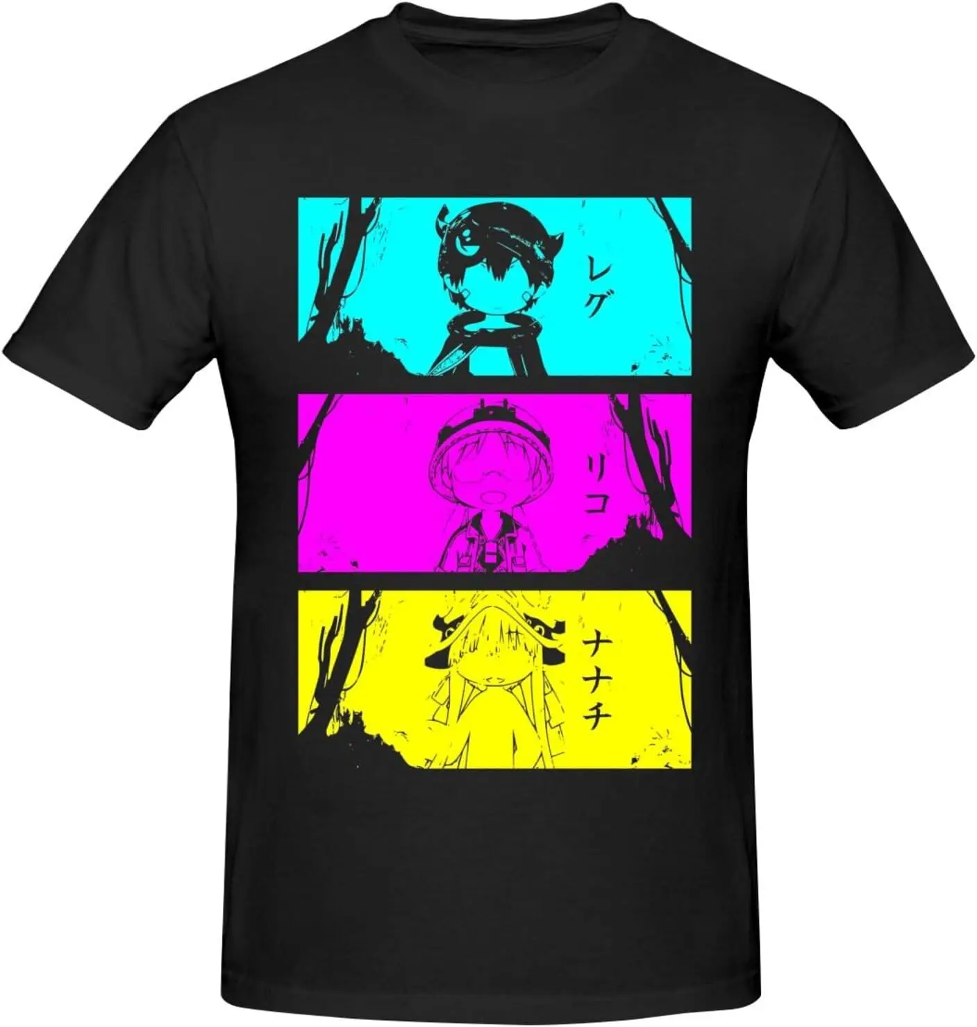 Made Anime in Abyss Shirt Men's Fashion Personalised Crew Neck Short Sleeve T Shirt Black
Made Anime in Abyss Shirt Men's Fashion Personalised Crew Neck Short Sleeve T Shirt Black