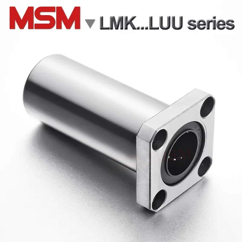 2pcs MSM Long Type Square Flange Linear Bearings LMK8LUU LMK10LUU LMK12LUU LMK16LUU LMK20LUU LMK25LUU LMKL30UU LHFSW/SMK-GW (mm)
2pcs MSM Long Type Square Flange Linear Bearings LMK8LUU LMK10LUU LMK12LUU LMK16LUU LMK20LUU LMK25LUU LMKL30UU LHFSW/SMK-GW (mm)