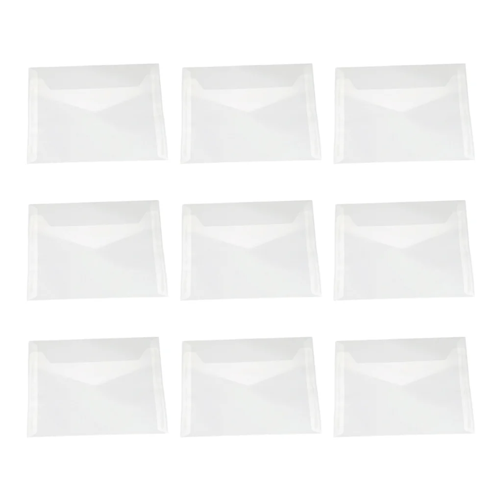 

50 Translucent Vellum Invitation Envelopes Diy Multifunction Gift Envelope ( 12 5x17 5cm )