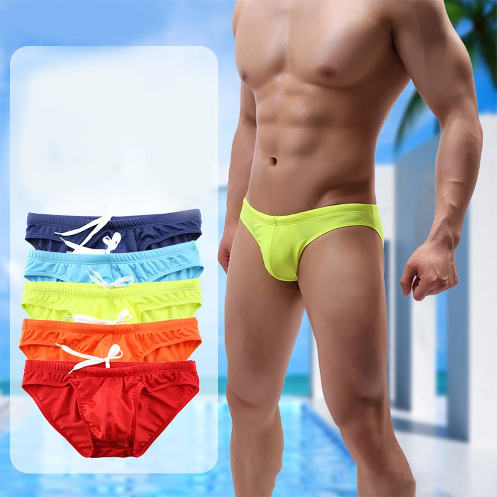 Men's Swimming Trunks Low Rise Swimwear Swim Briefs Bikini Shorts Underwear Beach Sexy Big Pouch-Cup Surfing Tight Briefs
Men's Swimming Trunks Low Rise Swimwear Swim Briefs Bikini Shorts Underwear Beach Sexy Big Pouch-Cup Surfing Tight Briefs