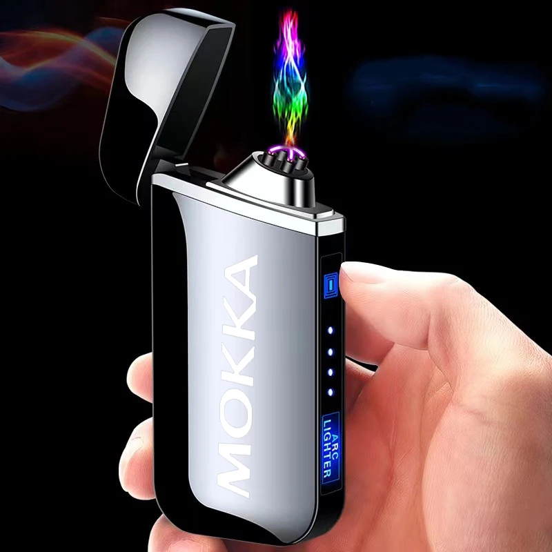 Metal flameless electric lighter LED power display touch-sensitive dual-arc plasma USB lighter FOR Opel Mokka car accessories
Metal flameless electric lighter LED power display touch-sensitive dual-arc plasma USB lighter FOR Opel Mokka car accessories
