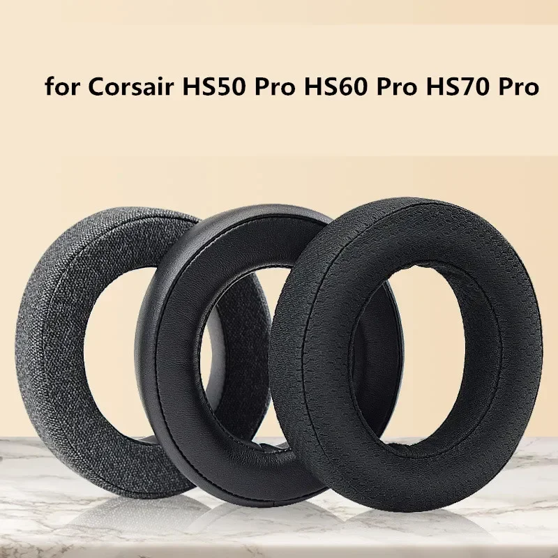 

Replacement Skin-friendly Velvet Ear Pads for Corsair HS50 Pro HS60 Pro HS70 Pro Headphones Soft Foam Ear Cushions High Quality